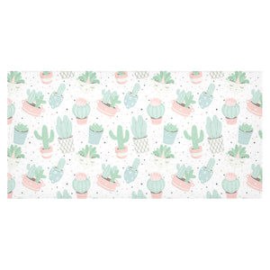 Pastel color cactus pattern Tablecloth