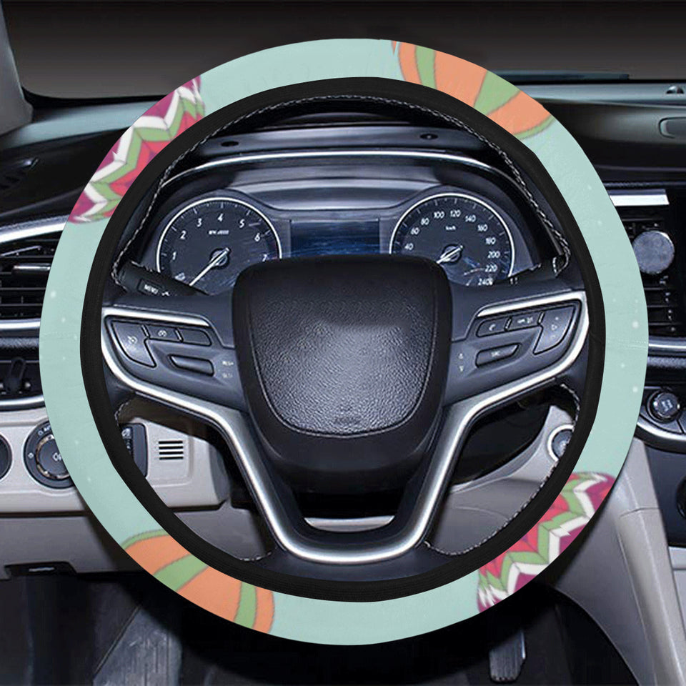 Hot Air Balloon design Pattern Car Steering Wheel Cover