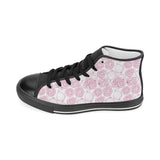 Sketch guava pattern Women's High Top Canvas Shoes Black