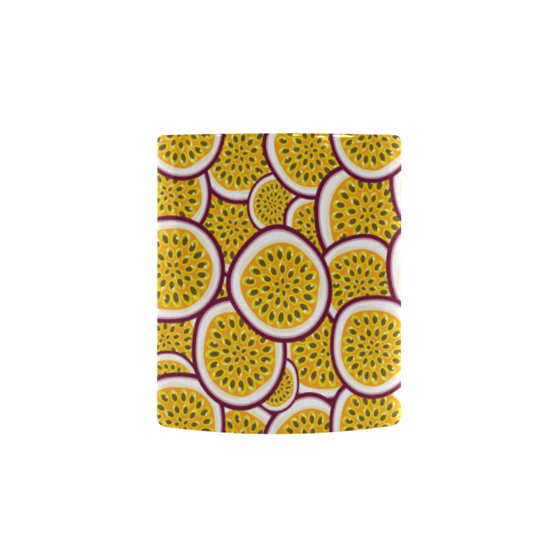 Passion fruits slice pattern Morphing Mug Heat Changing Mug