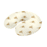 Bee honeycomb seamless design pattern U-Shaped Travel Neck Pillow