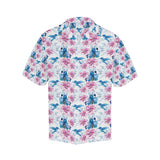 Hummingbird Pattern Print Design 02 Men's All Over Print Hawaiian Shirt (Model T58)