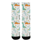 Cute funny kids dinosaurs pattern Crew Socks