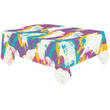 Colorful crow illustration pattern Tablecloth
