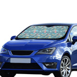 Squirrel Pattern Print Design 01 Car Sun Shade