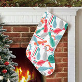 Watercolor bowling pattern Christmas Stocking