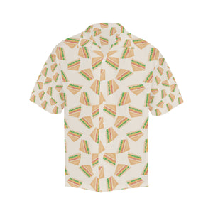 Sandwich Pattern Print Design 01 Men's All Over Print Hawaiian Shirt (Model T58)