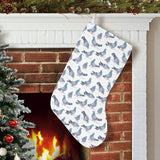Pigeon Pattern Print Design 03 Christmas Stocking