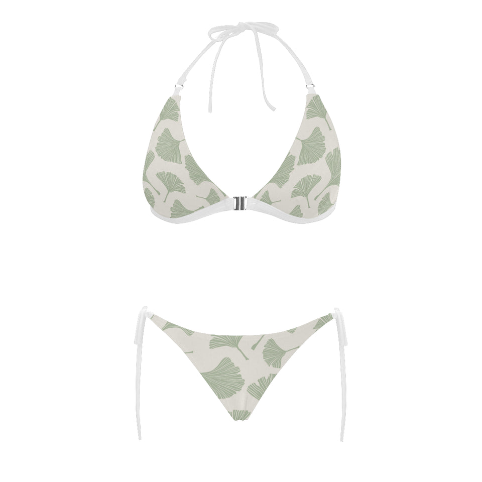 Ginkgo leaves pattern Sexy Bikinis Two-Piece Swimsuits
