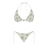 Ginkgo leaves pattern Sexy Bikinis Two-Piece Swimsuits