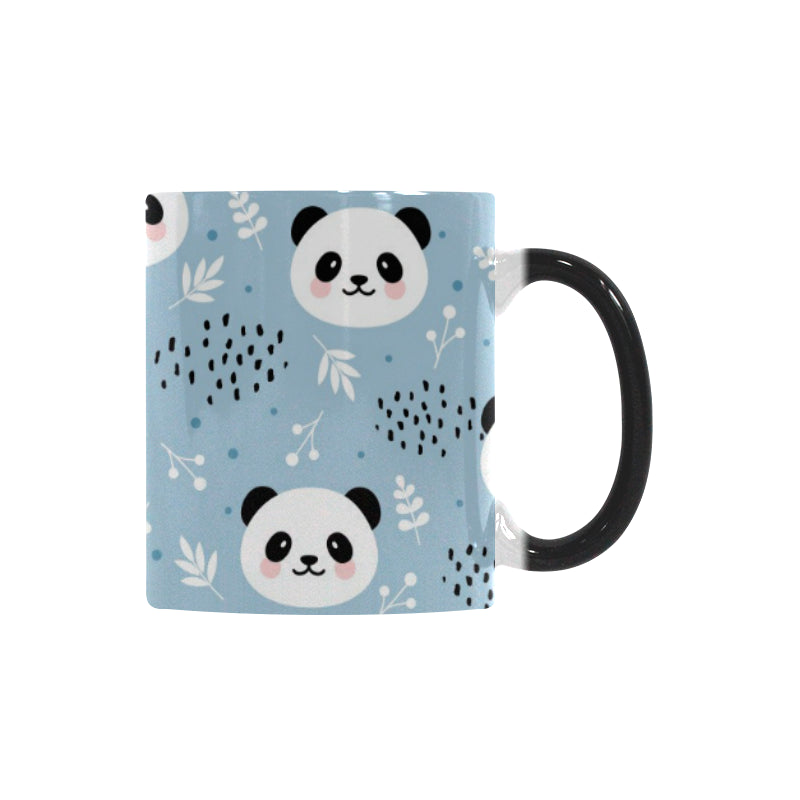 Cute panda pattern Morphing Mug Heat Changing Mug