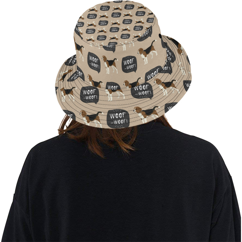 Beagle pattern Unisex Bucket Hat