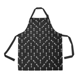 Engine Piston Black Theme Pattern Print Design 03 All Over Print Adjustable Apron