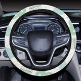 Pastel color cactus pattern Car Steering Wheel Cover