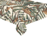 Monkey tropical leaves background Tablecloth