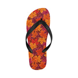 Autumn maple leaf pattern Unisex Flip Flops