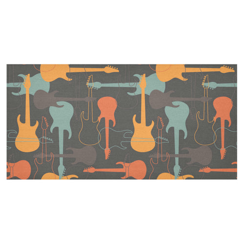 electric guitars pattern Tablecloth