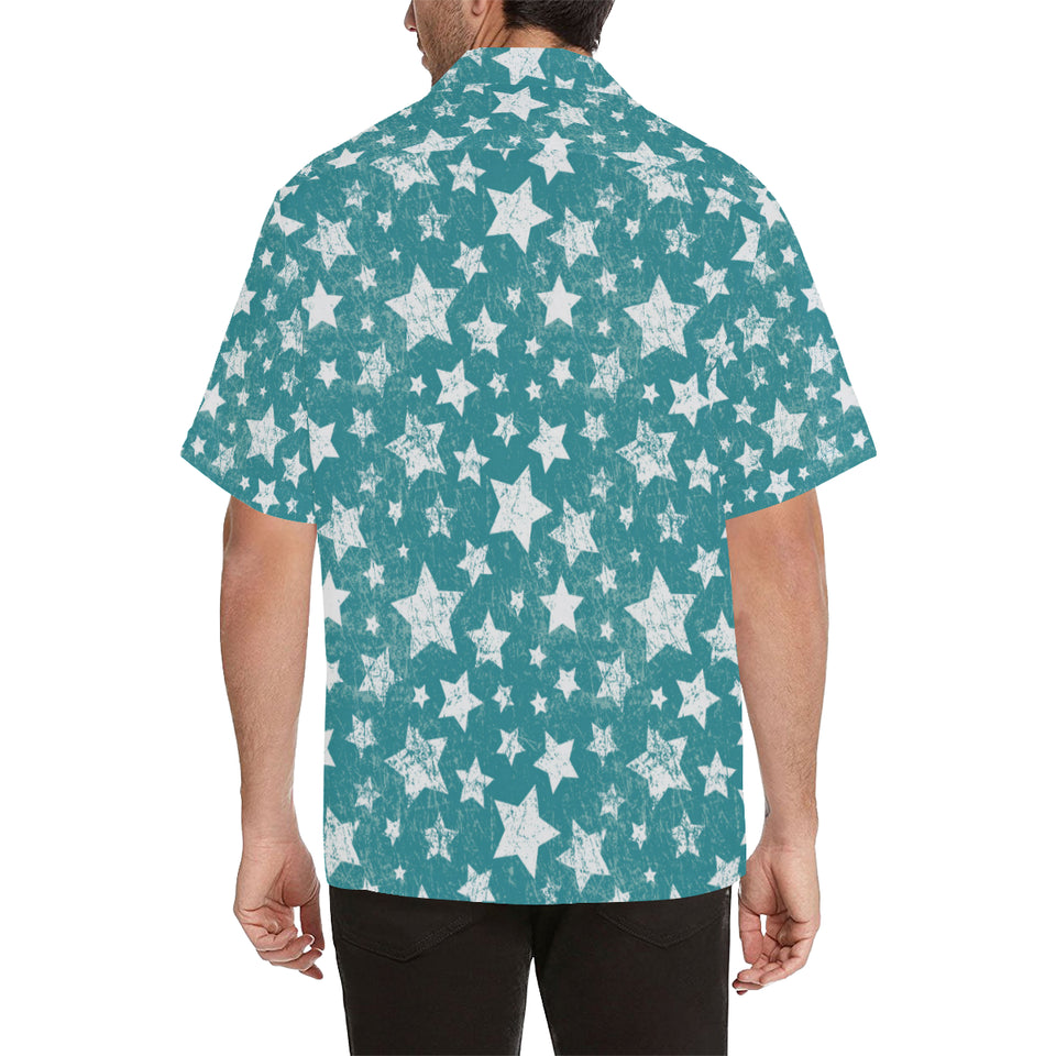 Vintage star pattern Men's All Over Print Hawaiian Shirt