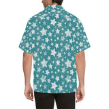 Vintage star pattern Men's All Over Print Hawaiian Shirt