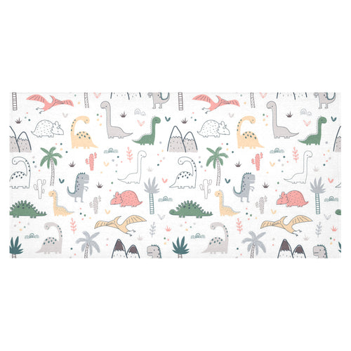 Cute cartoon dinosaurs tree pattern Tablecloth