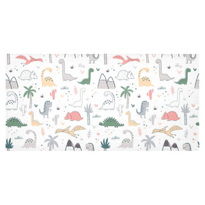 Cute cartoon dinosaurs tree pattern Tablecloth