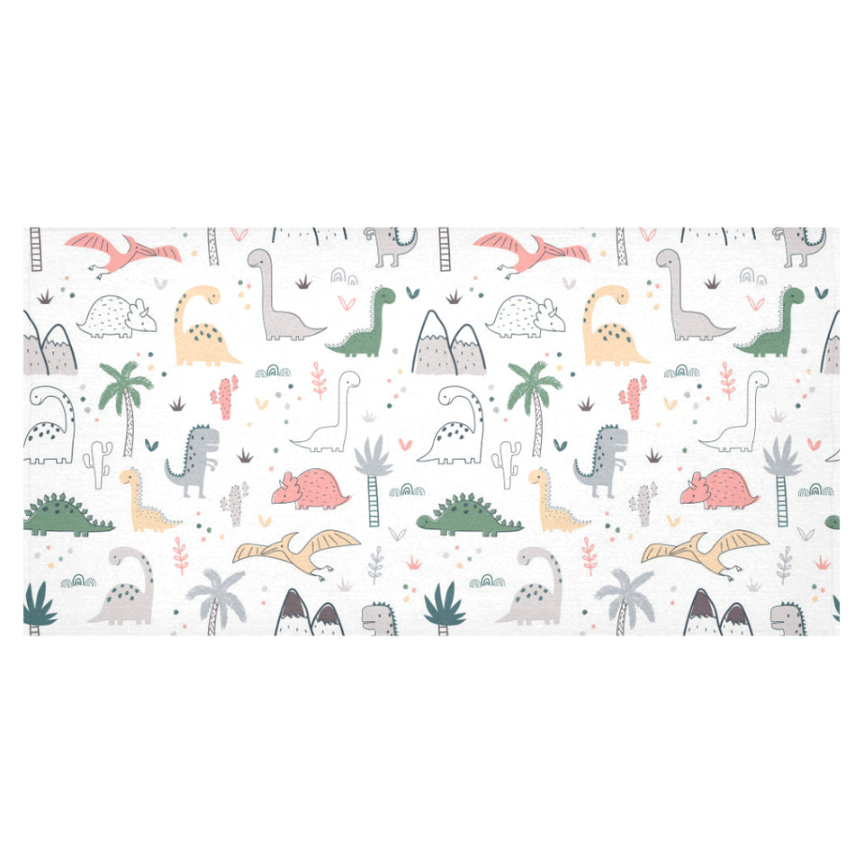 Cute cartoon dinosaurs tree pattern Tablecloth
