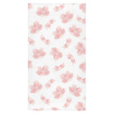 Pink sakura cherry blossom pattern Bath Towel