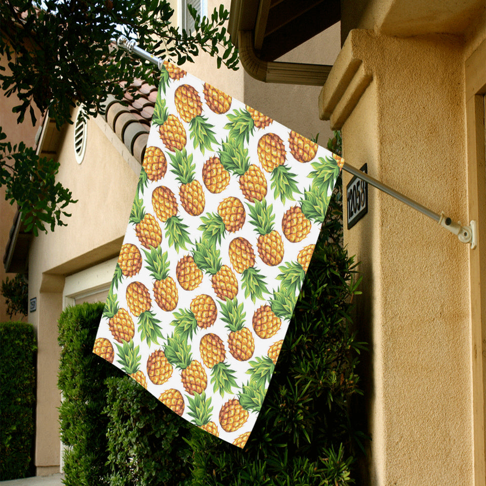 Pineapples design pattern House Flag Garden Flag