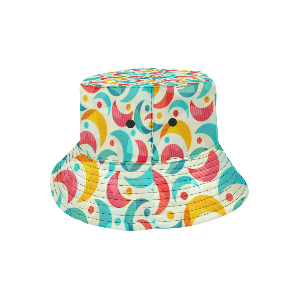 Colorful moon pattern Unisex Bucket Hat