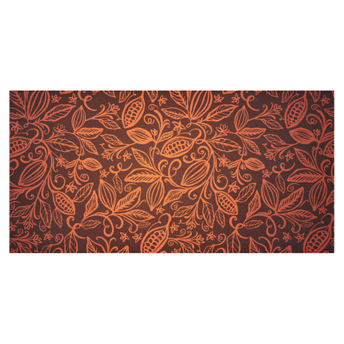 cacao beans tribal polynesian pattern Tablecloth