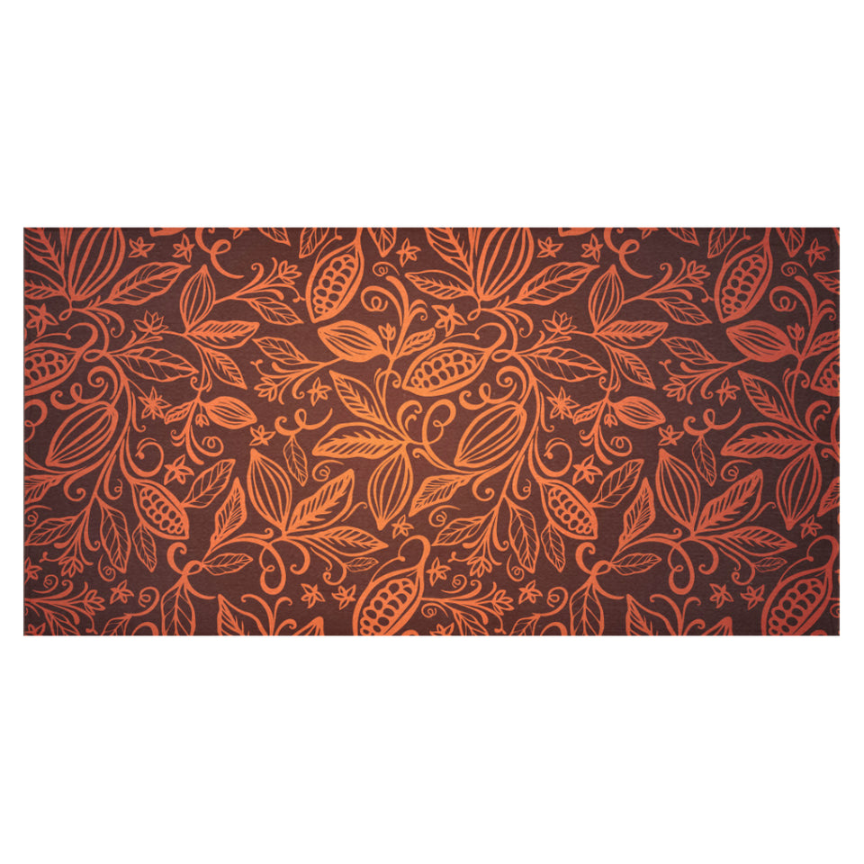 cacao beans tribal polynesian pattern Tablecloth