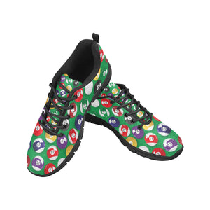 Billiard Ball Pattern Print Design 02 Men's Breathable Sneakers ( Model 055)