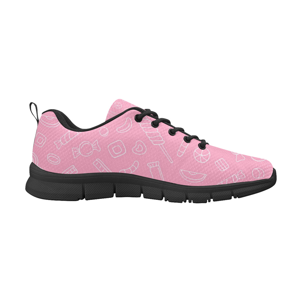 Sweet candy pink background Men's Sneaker Shoes