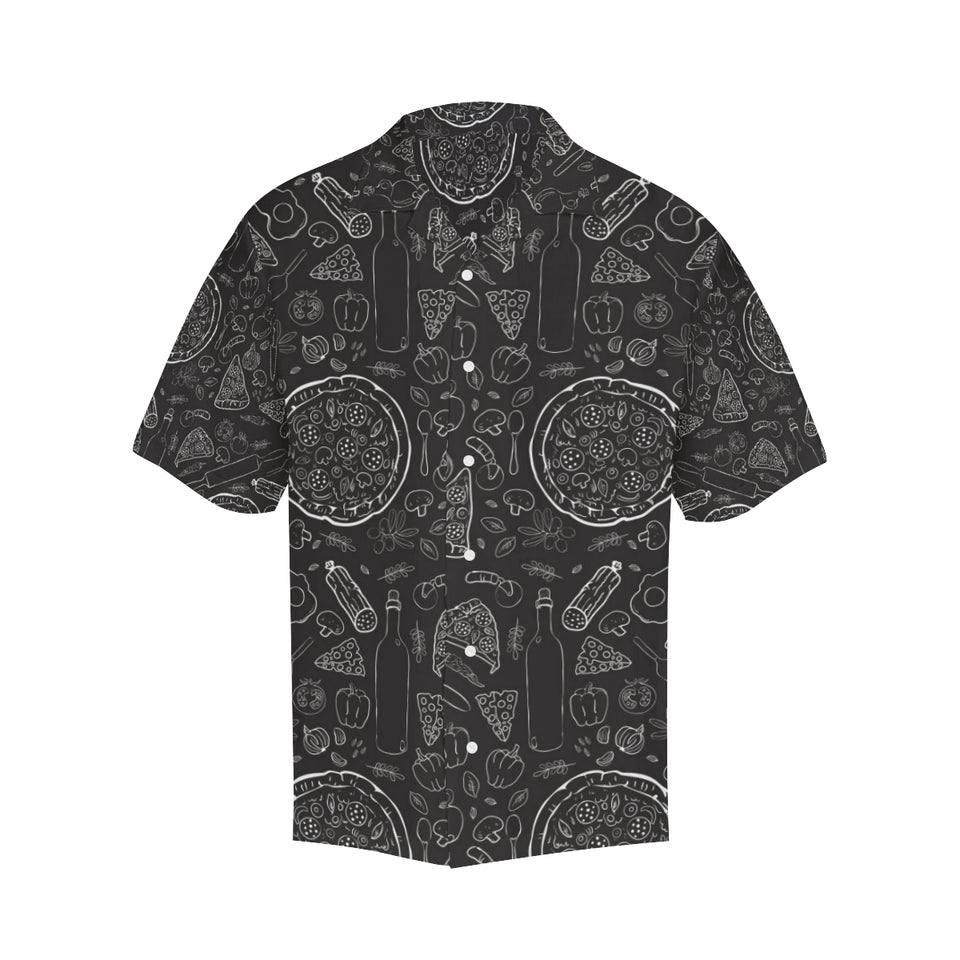 Pizza pattern Men's All Over Print Hawaiian Shirt