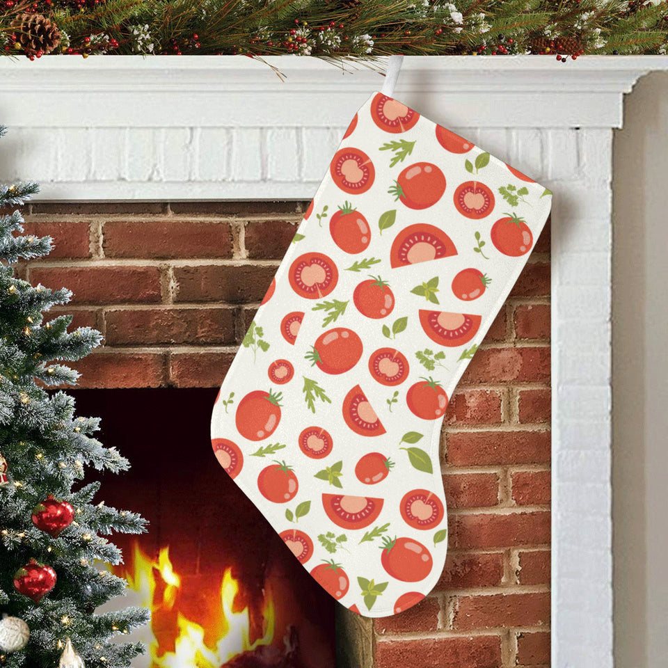 Tomato pattern Christmas Stocking