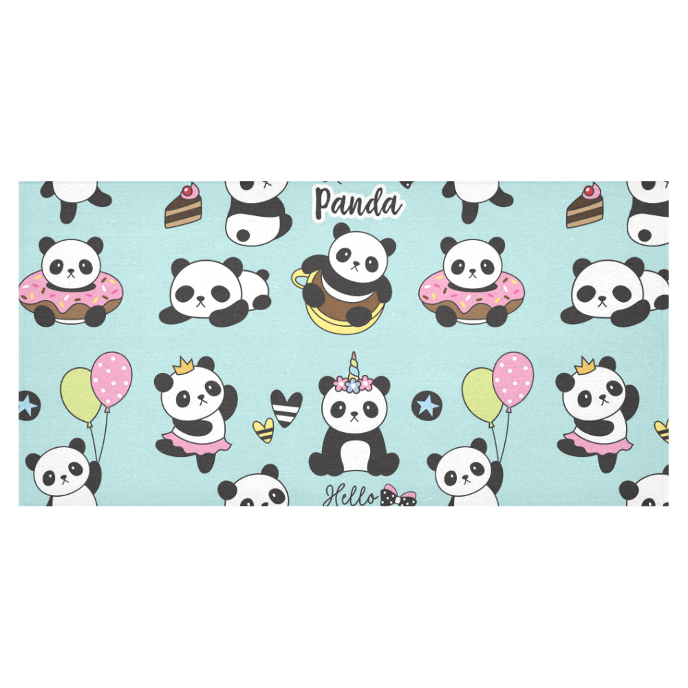 Cute baby panda pattern Tablecloth