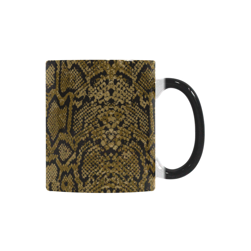 Snake skin pattern Morphing Mug Heat Changing Mug