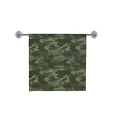 Digital Green camouflage pattern Bath Towel