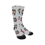 Cute ninja pattern Crew Socks