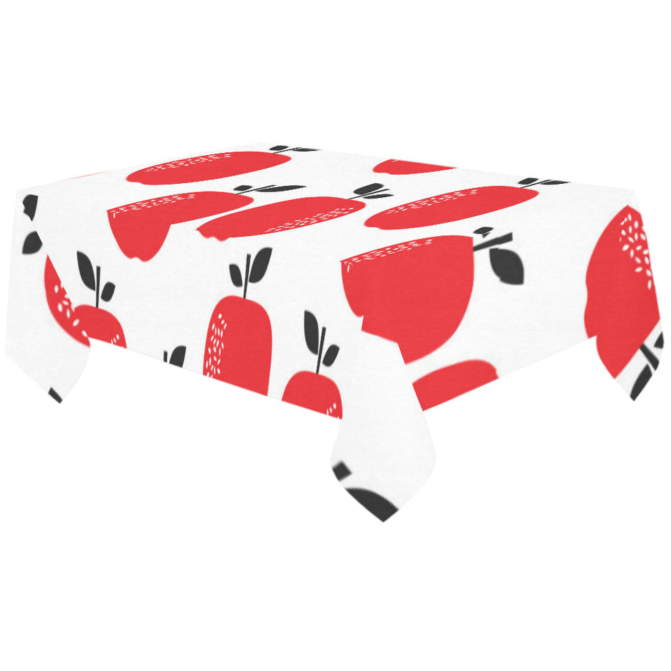 red apples white background Tablecloth