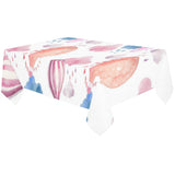 Watercolor air balloon cloud pattern Tablecloth