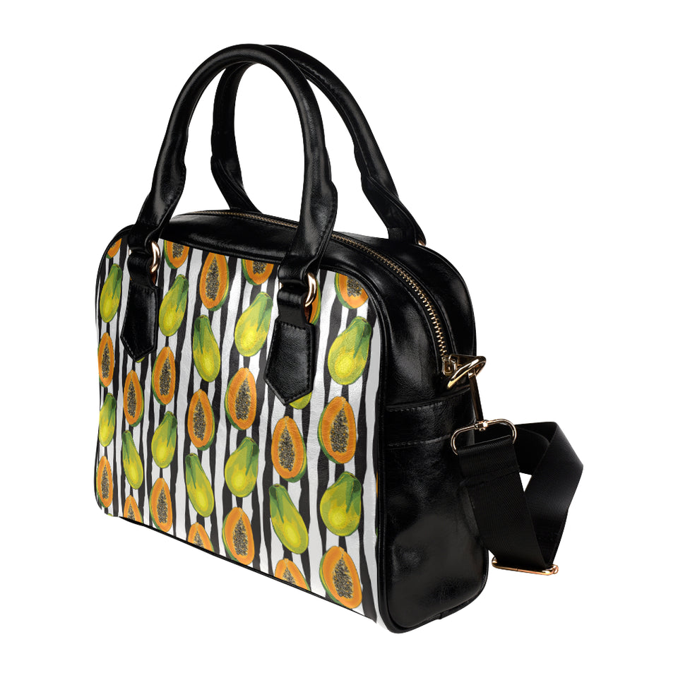 papaya design pattern Shoulder Handbag