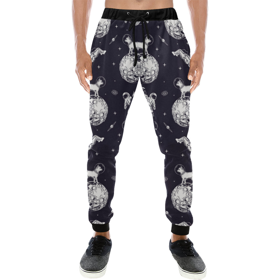 Chihuahua space helmet. astronaut pattern Unisex Casual Sweatpants