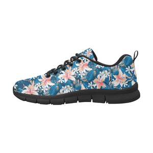 Hibiscus Pattern Print Design 02 Women's Sneaker Shoes