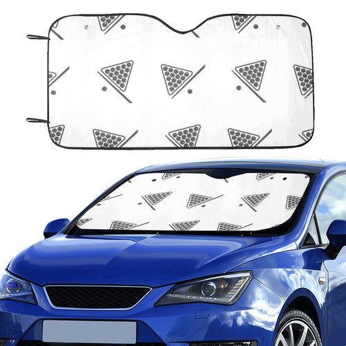Billiard Ball Pattern Print Design 03 Car Sun Shade