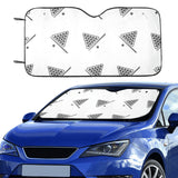 Billiard Ball Pattern Print Design 03 Car Sun Shade