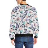 Butterfly pattern Men's Crew Neck Sweatshirt