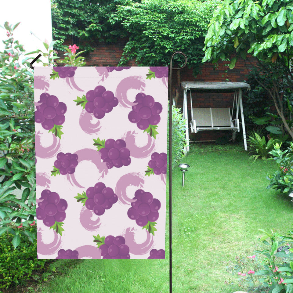 Cute Grape pattern House Flag Garden Flag