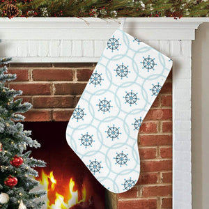 nautical steering wheel chain Christmas Stocking