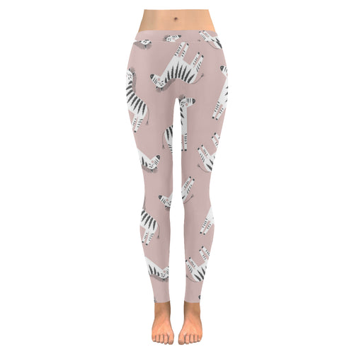 Cute zebra pattern Women's Legging Fulfilled In US